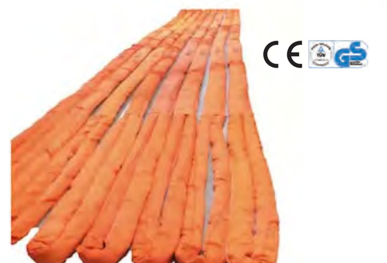 12 τόνοι 2 μέτρα πολυεστερική στρογγυλή σφεντόνα ατελείωτη σφεντόνα ιστού Πορτοκαλί 60