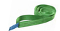 2T πλατύ μάτι άκρο Polyester Webbing Sling πράσινο 1m - 50m μήκος