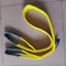 3T Polyester flat webbing sling, Κίτρινο, διαφορετικού μήκους