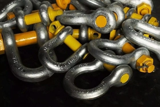Κίτρινη αλυσίδα ασφαλείας 12 τόνων WLL Heavy Duty Rigging Solution