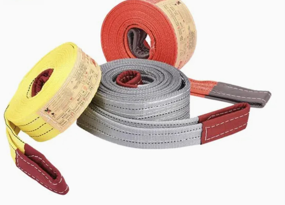 Πρωταθλήματα 5 τόνων Eye & Eye Polyester Round Slings σχεδιασμένα για εξαιρετική ανύψωση βαρέων φορτίων